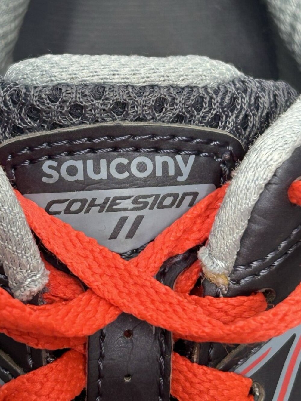 Saucony Cohesion 11 Running Shoe’s Women’s Size 8W Wide Width Grey Orange - Picture 6 of 10